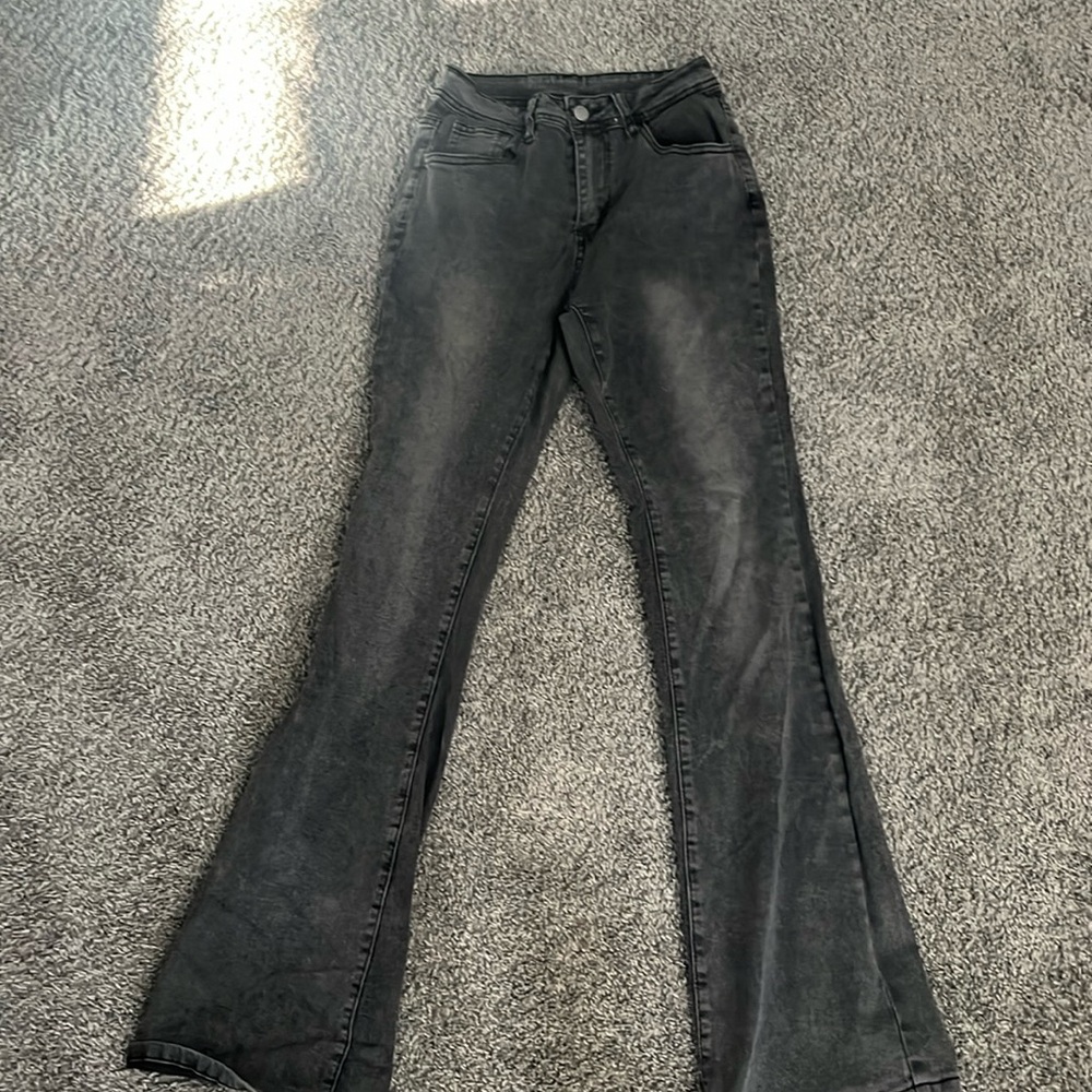 COPY - Faded black bellbottoms